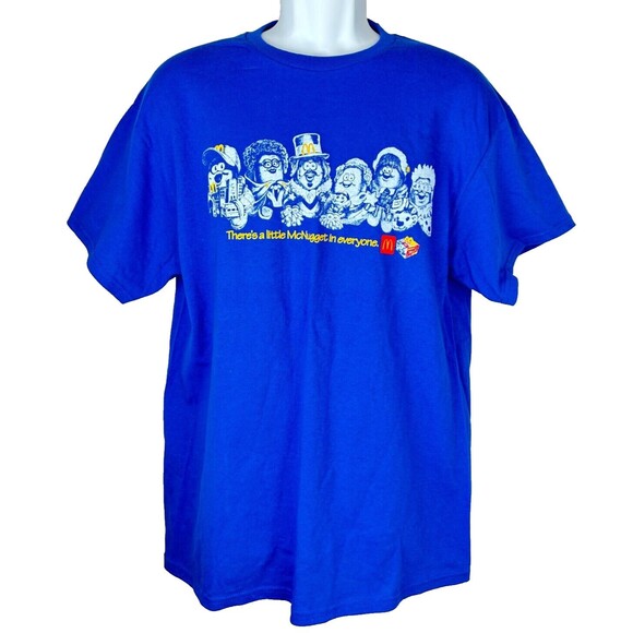 Delta Other - Limited Edition 2023 McDonald's Kerwin Frost McNugget Buddies Blue TShirt Large